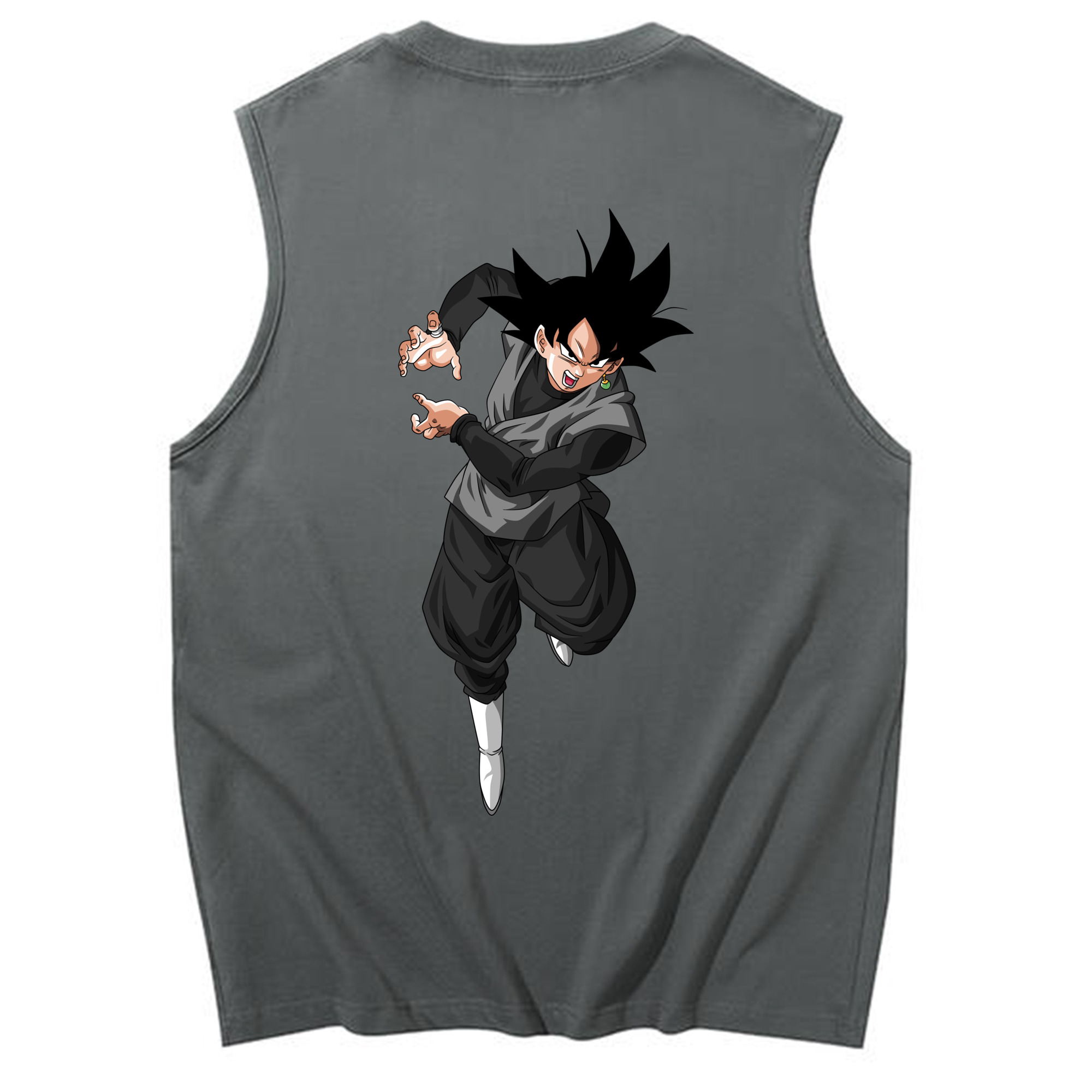 （画像用） ドラゴンボール ベジータ四世（Bejīta Yonsei）DRAGON BALL Vegeta IV コットン100％タンクトップ（背面プリント）